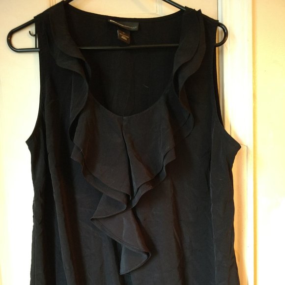 Lane Bryant Tops - Lane Bryant black sleeveless blouse